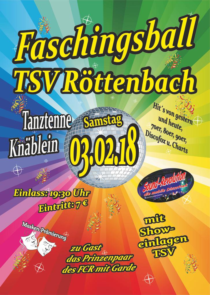 2018 Fasching Flyer