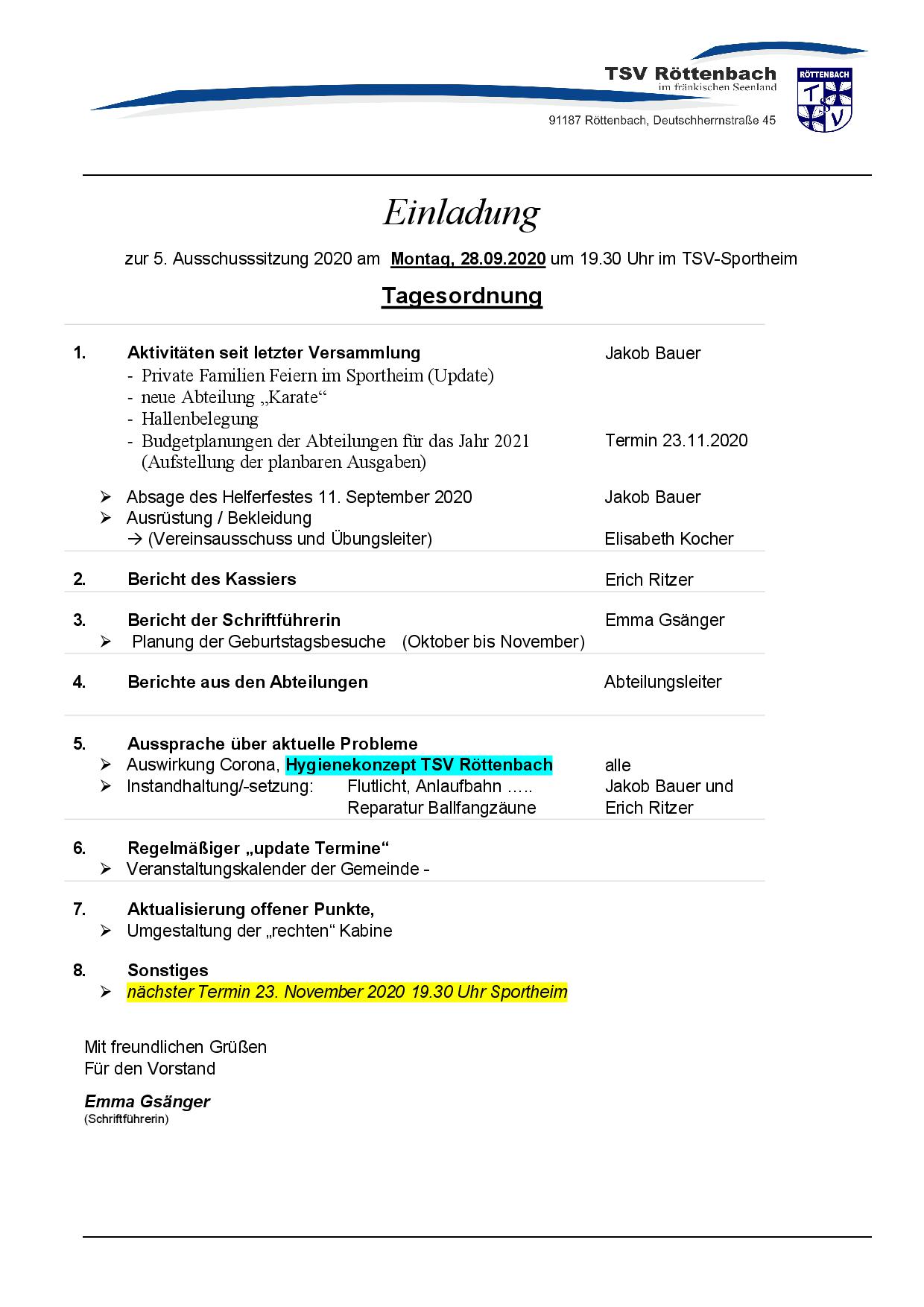 20200928 Ausschusssitzung